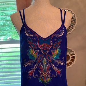Royal blue tank top
